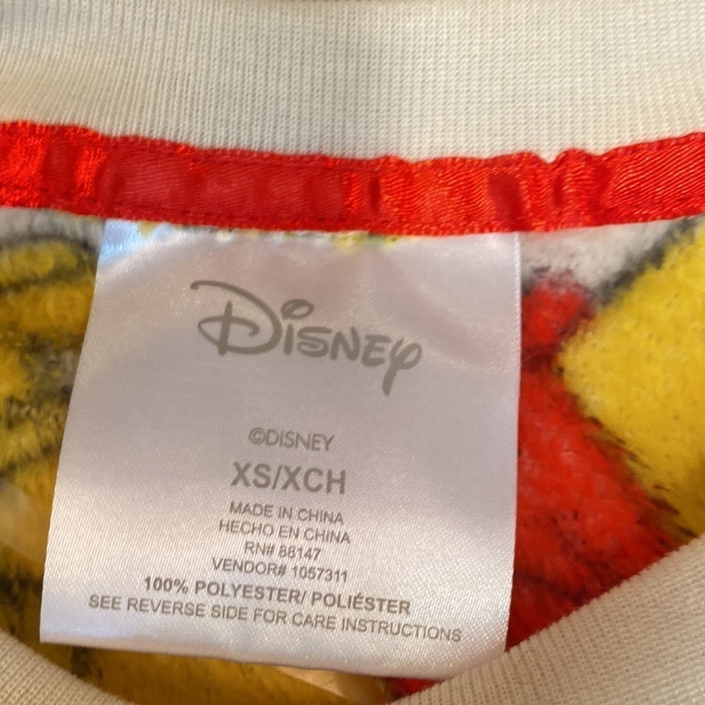 Disney fleece PJ Top - Picture 2 of 3